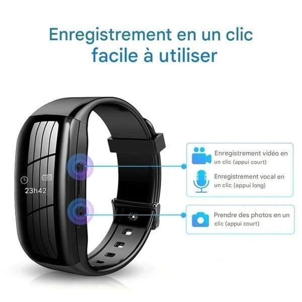 Spy camera watch - Unspecified - 8 GB - Full HD 1080P - Voice recorder - Black