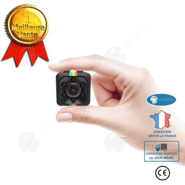 INN® TD® Mini trådlös övervakningsspionkamera med bärbar utomhusinspelning för hemmet inomhus HD 1080P babysäkert