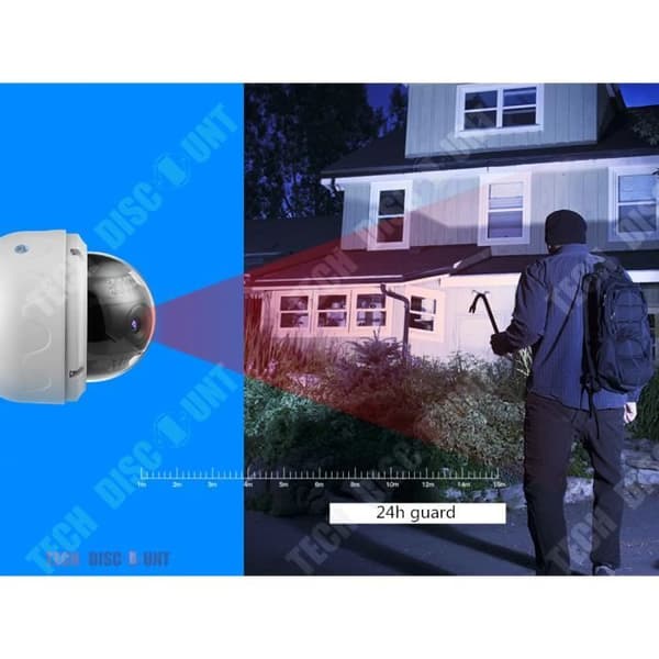 TD® trådlös utomhus wifi spionkamera fjärrkontroll infraröd övervakning bil rörelsedetektor mörkerseende
