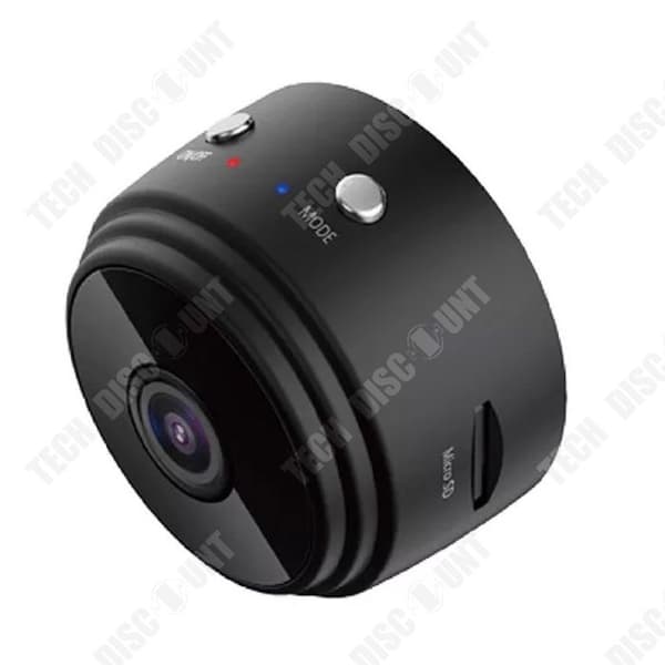 Mini gömt kamera - TECH DISCOUNT - Full HD 1080P - Nattseende - Rörelsedetektering - Portabel