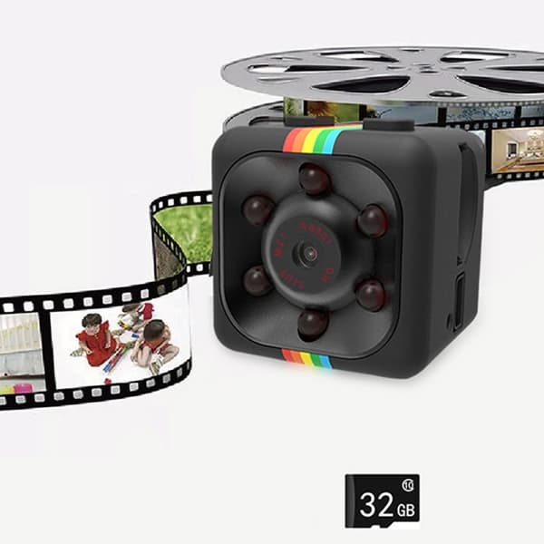 Miniövervakningskamera - TECH DISCOUNT - Nattseende - 1080P - Inbyggt Batteri
