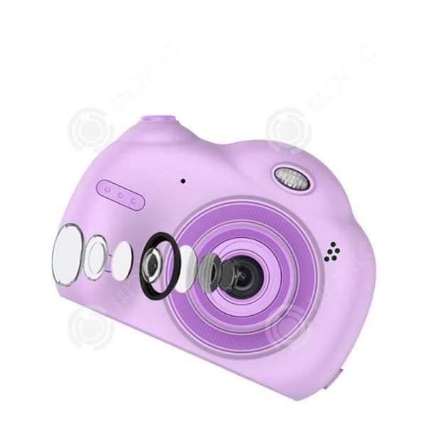 INN Barnkamera pekskärm 1080P HD dubbelkamera 1800W pixelkamera Nyårspresent liten SLR C7 för barn