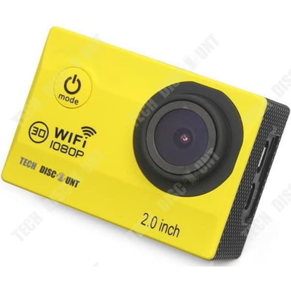 TD® främre vattentät sportkamera Ultra HD-skärm 1080P Wifi Uppladdningsbart batteri 900mAh 4MP kort4-32G Objektiv 120° 30FPS
