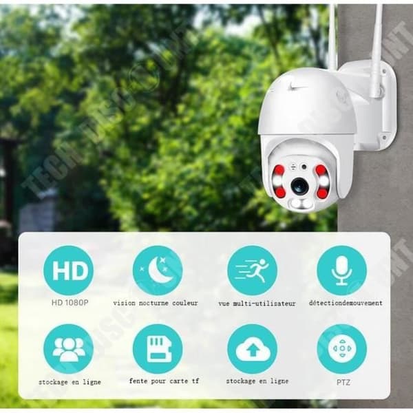 TD® bollmaskin 1080P WIFI minikamera PTZ biljardbollsmaskin Moln vattentät kamera 360 roterande bollmaskin