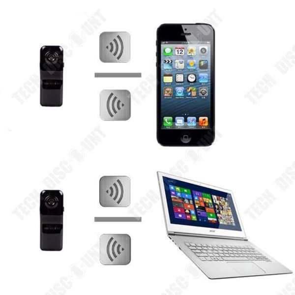 TD® dold kamera wifi usb trådlös spion säkerhetsram hem 1080p diskret mörkerseende liten mini infraröd svart
