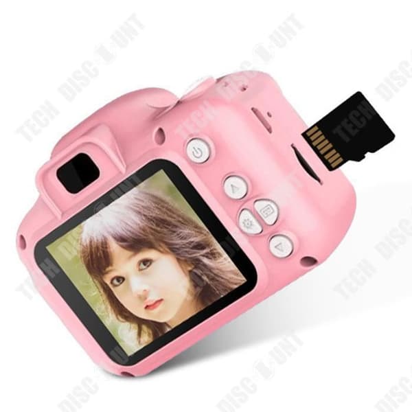 Leksaker 3-6 År Flicka Barnkamera Zentavo - Digital Kamera Födelsedag Julpresent Rosa