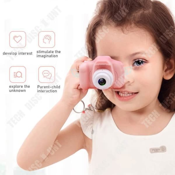 Leksaker 3-6 År Flicka Barnkamera Zentavo - Digital Kamera Födelsedag Julpresent Rosa