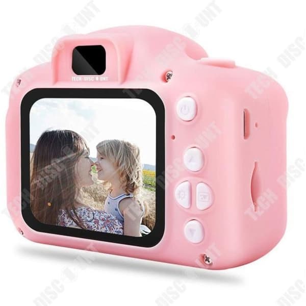 Leksaker 3-6 År Flicka Barnkamera Zentavo - Digital Kamera Födelsedag Julpresent Rosa
