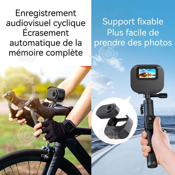 INN Mini kamera sport för djur 16 go magnetisk laddning cykelkamera actionkamera kroppskamera mini bärbar kamera