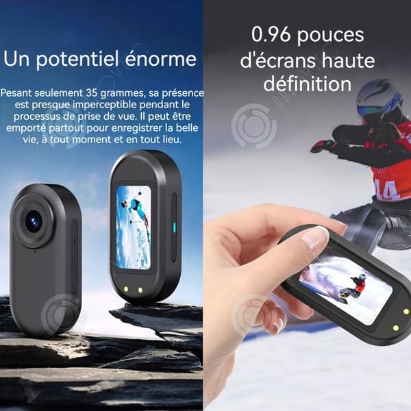 INN Mini kamera sport för djur 16 go magnetisk laddning cykelkamera actionkamera kroppskamera mini bärbar kamera
