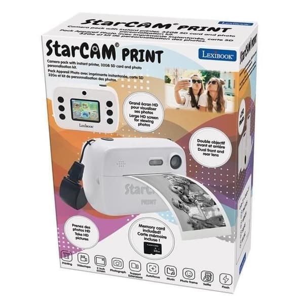 Starcam® Print, HD-digitalkamerapaket med omedelbar skrivare, SD-kort och fotoanpassningssats