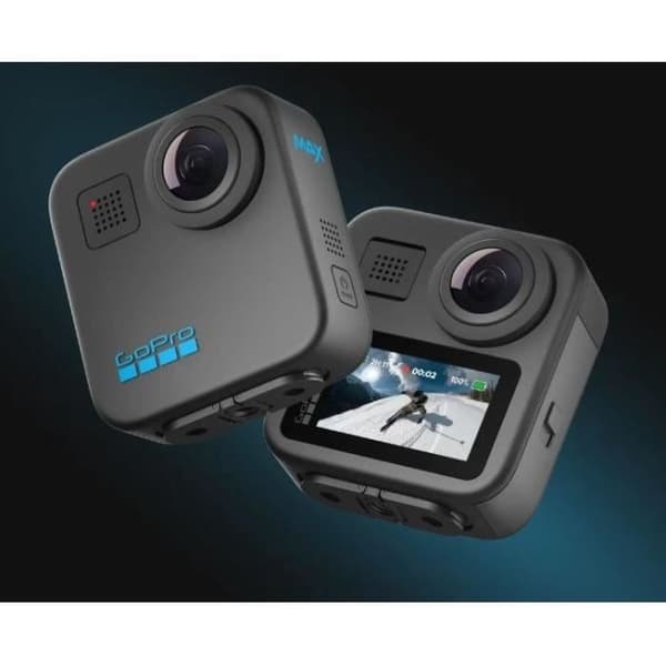 GoPro Max - Vattentätt 360-graders actionskamera med stabilisering, pekskärm och okrossbar röststyrning - HD-strömning