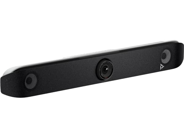 POLY Studio X52 All-in-One-videobar uten radio eller strømledning GSA/TAA, Gruppevideokonferansesystem, 4K Ultra HD, 60 fps, 5x, Hvit