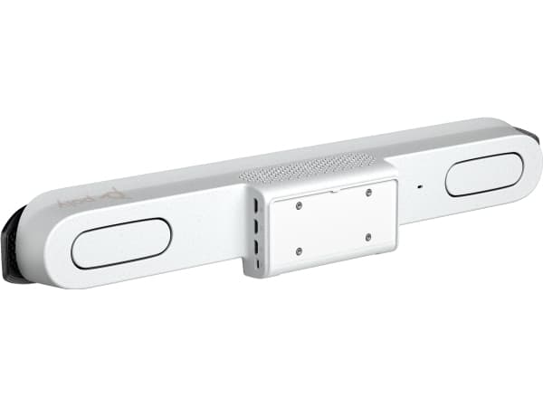 POLY Studio X52 All-in-One-videobar uten radio eller strømledning GSA/TAA, Gruppevideokonferansesystem, 4K Ultra HD, 60 fps, 5x, Hvit