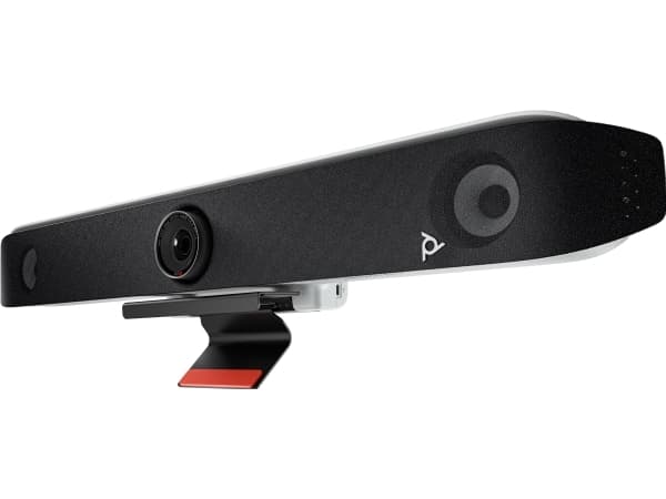 POLY Studio X52 All-in-One-videobar uten radio eller strømledning GSA/TAA, Gruppevideokonferansesystem, 4K Ultra HD, 60 fps, 5x, Hvit