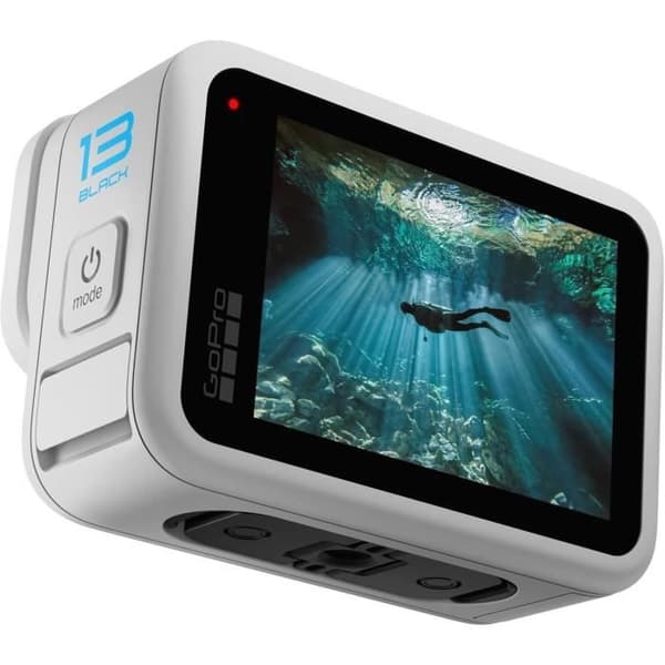 Sportskamera - GoPro - HERO13 Black - Polärvit - Vattentät - 2 års garanti