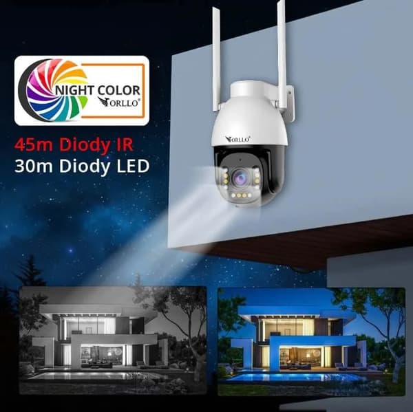 Orllo ulkokäyttöön tarkoitettu pyörivä zoom-IP-kamera x10 ORLLO Z9 ULTRA
