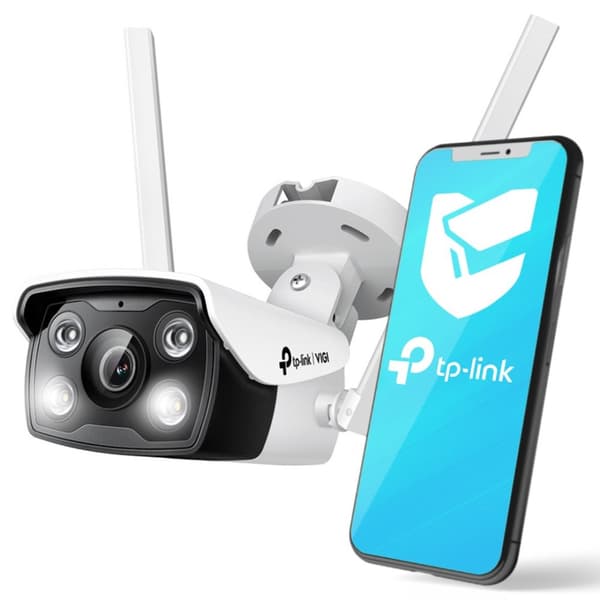 TP-LINK | VIGI 4MP ulkokäyttöön tarkoitettu täysvärinen Wi-Fi-verkkokamera | VIGI C340-W | kuukausi(a) | Bullet | 4MP | 4 mm | IP66 | H.265+/H.265/H.2 Valkoinen
