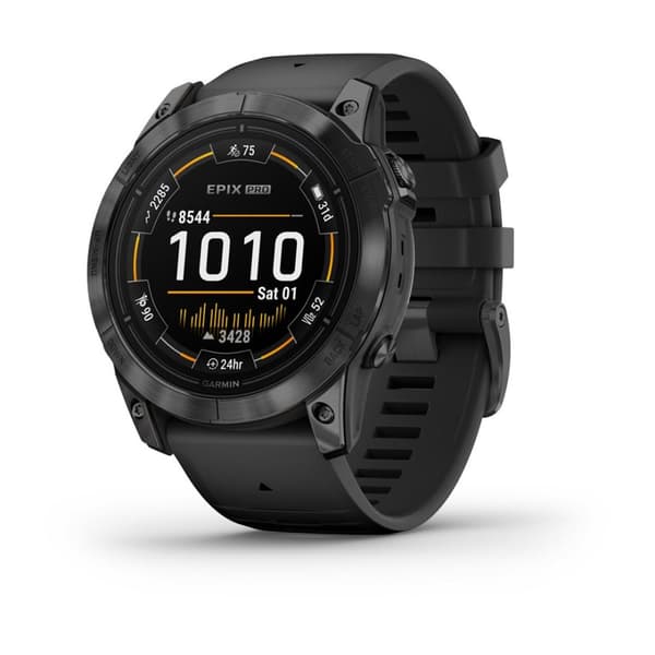 Garmin epix Pro (Gen 2) 3,56 cm (1,4 tum) AMOLED 51 mm Digital 454 x 454 pixlar Pekskärm Grå Wi-Fi GPS (satellit)