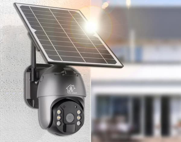 Extralink 3G/4G/LTE kamera Mystic 4G PTZ med solpanel 8W, 1080p, IP66, 4x 18650 batteri