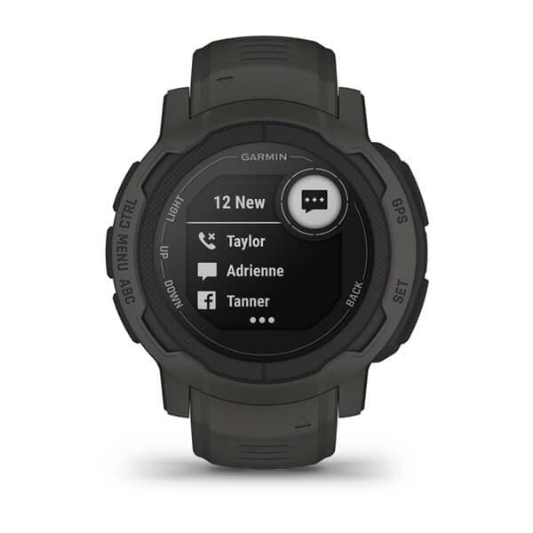 Garmin Instinct 2 2,29 cm (0,9") MIP 45 mm Digitaalinen 176 x 176 pikseliä Grafiitti GPS (satelliitti)