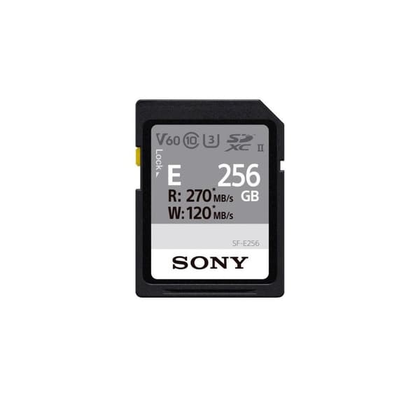 Sony, SF-E Series UHS-II SDXC-hukommelseskort, SF-E256