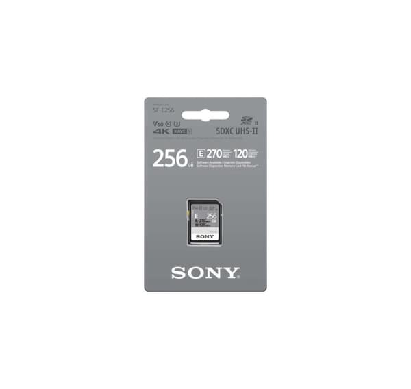 Sony, SF-E Series UHS-II SDXC-hukommelseskort, SF-E256