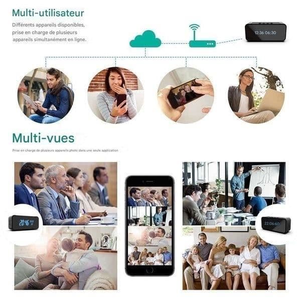 Uppvaknande Kameleont Spion Ultra HD 4K Wi-Fi Bluetooth Högtalare