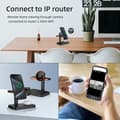 Miniatyrbillede 7 af 11: 3i1 overvågningskamera Kamera Magnetisk trådløs oplader WiFi 1080P 15W