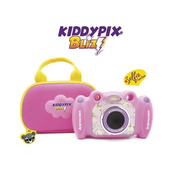 Kompakt digitalkamera - EASYPIX - KIDDYPIX BLIZZ - 3,0 megapixlar - 4x digital zoom - Rosa Rosa