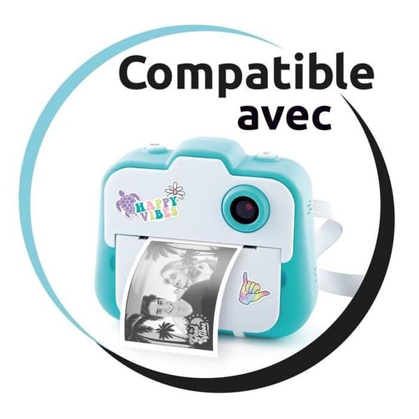 Canal Toys - Instant Camera - Refill Kit med specialfärgade papper - CLK 016