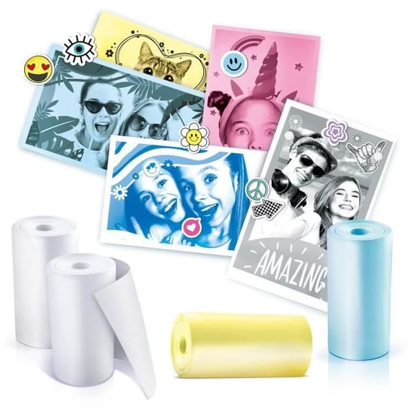 Canal Toys - Instant Camera - Refill Kit med specialfärgade papper - CLK 016