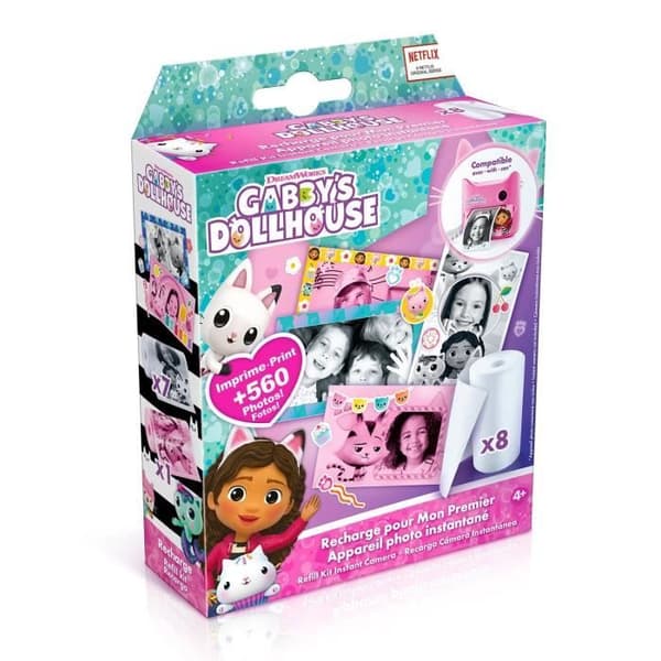 Canal Toys - Refill för Gabby and the Magic House Instant Camera - foto, selfie, video