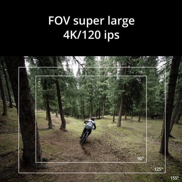 4K Action Camera - DJI - Osmo Action 3 Adventure Combo - Svart