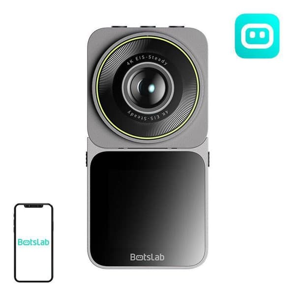 Kampsportkamera - Främre kamera Botslab - V9H - Action/ bil kamera 4K, WiFi 2,4 GHz, 1 700 mAh