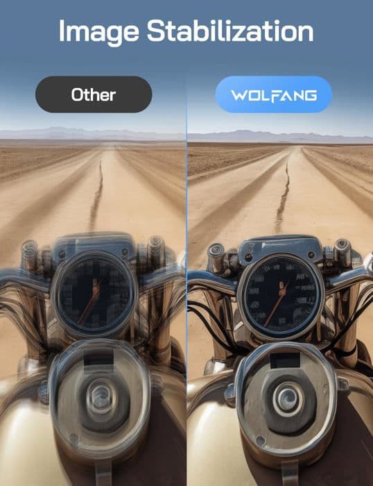 Kamera sport - framsidan kamera Wolfang