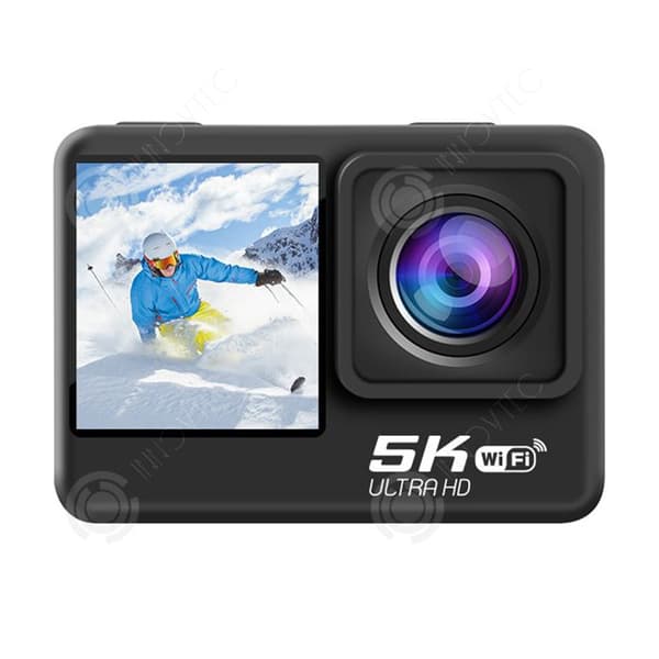 INN Actionkamera 5K30FPS 24MP Wifi vidvinkel 170 grader vattentät upp till 30m batteri 1050mA typ-C utomhuskamera foto