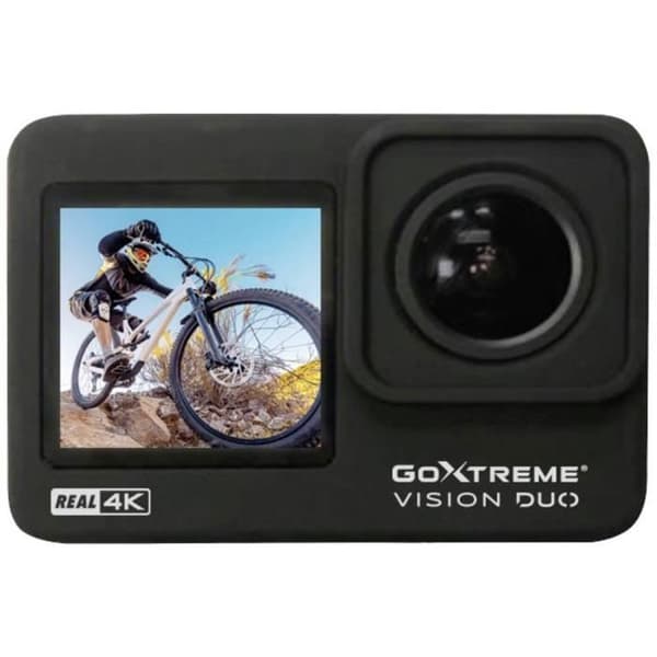 Sportkamera 4K - GoXtreme - Vision Duo - Dubbel skärm - Stänksäker - 20 MP