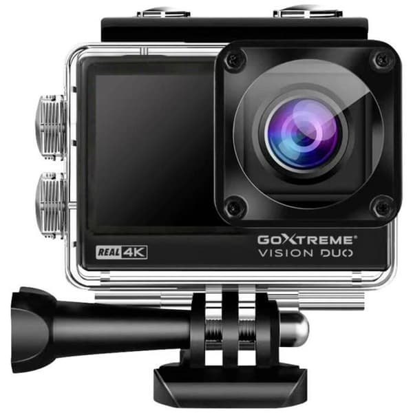 Sportkamera 4K - GoXtreme - Vision Duo - Dubbel skärm - Stänksäker - 20 MP