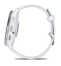 Miniatyrbillede 1 af 5: Garmin Venu 3 3,56 cm (1,4") AMOLED 45 mm Digital 454 x 454 pixels Touchscreen Sølv, Hvid Wi-Fi GPS (satellit)