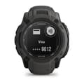 Pikkukuva 5 / 9: Garmin Instinct 2X Solar 2,79 cm (1,1") MIP 50 mm Digitaalinen 176 x 176 pikseliä Kosketusnäyttö Grafiitti GPS (satelliitti)