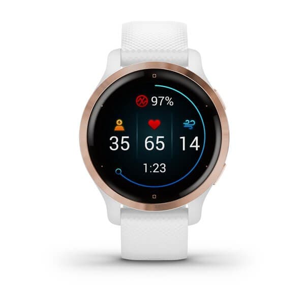 Garmin Venu 2S 2,79 cm (1,1") AMOLED 40 mm Digitaalinen 360 x 360 pikseliä Kosketusnäyttö Ruusukulta Wi-Fi GPS (satelliitti)
