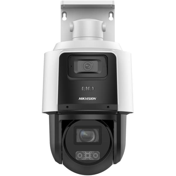 Hikvision TandemVu 4MP+4MP 4X POE PTZ netværkskamera Hvid