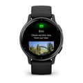 Miniatyrbillede 3 af 8: Garmin Vivoactive 5 3,05 cm (1,2") AMOLED Digital 390 x 390 pixels Touchscreen Sort Wi-Fi GPS (satellit)
