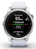 Miniatyrbillede 1 af 5: Garmin epix Pro (Gen 2) 3,05 cm (1,2") AMOLED 42 mm Digital 390 x 390 pixels Touchscreen Sølv Wi-Fi GPS (satellit)