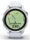 Miniatyrbillede 2 af 5: Garmin epix Pro (Gen 2) 3,05 cm (1,2") AMOLED 42 mm Digital 390 x 390 pixels Touchscreen Sølv Wi-Fi GPS (satellit)