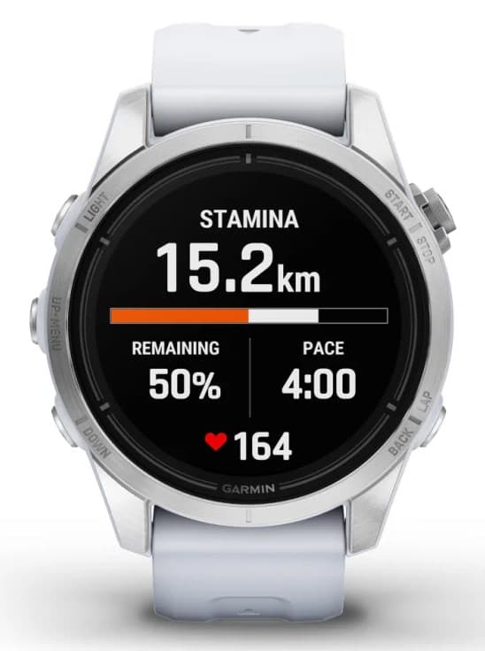 Garmin epix Pro (Gen 2) 3,05 cm (1,2") AMOLED 42 mm Digital 390 x 390 pixels Touchscreen Sølv Wi-Fi GPS (satellit)