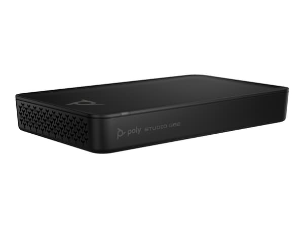 Poly Studio G62 - Videokonferansesystem - Certified for Microsoft Teams, Certified for Poly Video - svart