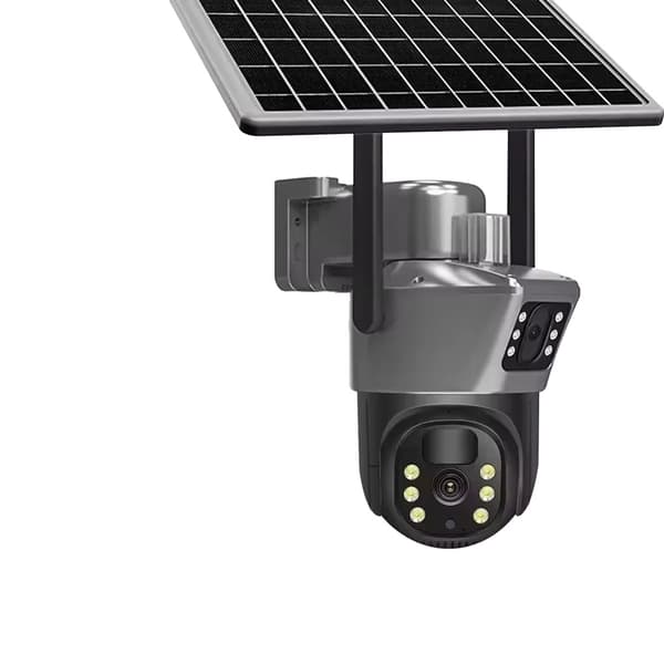 Solarsikkerhedskamera, 8MP HD-opløsning, IP66 vejrbestandig,4G