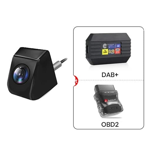 Bilens bakåtriktade kamera, 720P upplösning, vägledande linjer ingår,HS13 DAB OBD2